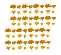 ULTECHNOVO 108 Piezas Ginkgo Artificiales Simulación Decoración Versátil para Fiestas Bodas Centros Mesas y Fotografía