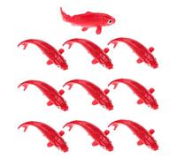 ULTECHNOVO 10piezas Mini Koi De Resina Figuras Realistas De Peces Koi Decoración para Acuarios y Terrarios Diminuto para DIY Fish Tank Landscaping