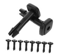 ULTECHNOVO 10piezas Tapones Plásticos Antideslizantes Para Asientos De Vehículo Insertos Redondos De Plástico Negro Para Tubos Accesorios De Automóvil Instalación Rápida y