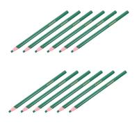 ULTECHNOVO 12 Lápices de Crayón Verdes para Marcar Telas sin Necesidad de Afilar, Papel y Cera, Precisos para Procesos Creativos Producción en Confección