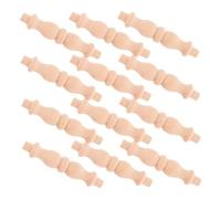 ULTECHNOVO 12 Piezas Balaustres de Madera sin Pintar para Manualidades Balaustres Lisos para Escaleras y Reparación de Muebles Columnas Decorativas para Hogar y Bricolaje