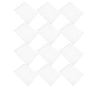 ULTECHNOVO 12 Piezas Bolsas de Filtro de Malla Fina para Acuarios Reutilizables de Tela de Color Claro con Diseño Resistente para Filtros de Acuario y Medios Filtrantes