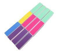 ULTECHNOVO 12 Piezas Limas de Uñas Pequeñas Mini, Bloque de Pulido de Papel, 4 Caras, para Pulir y Lijar Uñas Antes del Esmalte, Uso en Salón Profesional Casa Color Aleatorio