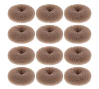 ULTECHNOVO 12 Piezas Máquina para Hacer Moños de Pelo Moldes para Moños Tipo Dona Forma de Dona Accesorios para Fiestas y Peinados Diarios
