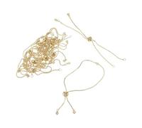 ULTECHNOVO 12 pulseras de cadena para mujer en cobre con diseño versátil y extensible, kit para creación de joyería y uso diario casual