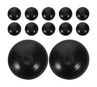 ULTECHNOVO 12 Tapas de Postes de Trampolín, Cubiertas de Poste del Trampolín, Goma Negra, Forma de Hongo, 12piezas, para Varillas y Tubos de Acero, Patios Traseros y Parques Infantiles