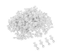 ULTECHNOVO 120piezas Tapas para Barras De Cortina Tapones De Tope De Riel Accesorios Flexibles para Rieles De Cortina Divisores De Curvos para Ventanas De Oficina Hogar y Hotel