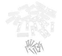 ULTECHNOVO 12juegos Accesorios para Cortinas Repuestos para Varillas De Persianas Verticales Blanco para Reparacion De Cortinas Ventana