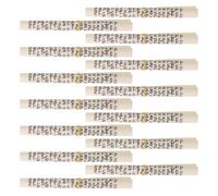 ULTECHNOVO 15 Piezas Rollos de Bendición de Mezuzá Kosher en Papel y Hierro Dorado, Preservando Bendiciones Judías para Bodas y Fiestas Religiosas, Decoración Elegante Hogar