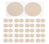ULTECHNOVO 150 Pares Cubrepezones para Hombre, Pezoneras Adhesivas Invisibles para Deportes y Fiestas, Práctico y Cómodo, Beige, Chinlon