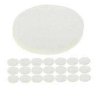 ULTECHNOVO 150piezas Junta De Aromaterapia Clip Para Ventilación De Coche Almohadillas De Recarga De Aceite Esencial De Algodón Para Ambientador Automotriz Aroma Para Coche Hogar y Oficina