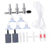 ULTECHNOVO 16 Piezas Accesorios para Bomba de Aire de Acuario Conectores Válvula de Retención y para Sistema de Aireación de Peceras Estabilidad de de Aire y Compatible con Diferentes