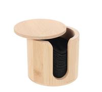 ULTECHNOVO 16 Piezas Discos Desmaquillantes Reutilizables de Material de Bambú Negro, Almohadillas Faciales Transpirables y Lavables para Cuidado Facial Mujer Bolsa y Estuche de Bambú