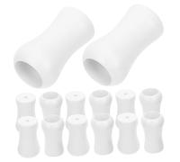 ULTECHNOVO 16piezas Accesorios Colgantes De Madera para Cortinas Perillas De Cordón De Plástico Reemplazables Tiradores De Bola Colgantes para Persianas Uso El Hogar