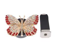 ULTECHNOVO 1juego Difusor De Para Coche Clip De Rhinestone Accesorio De Decoración Interior Aromaterapia Estilosa Para Compatible La Mayoría De Vehículos