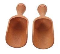 ULTECHNOVO 2 Cucharas de Madera y Cómodo Agarre para Café Molido Medición Precisa y Diseño Ergonómico Material Natural Ideales para Cocina y Oficina