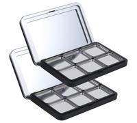 ULTECHNOVO 2 Juegos Caja Vacía Magnética para Sombras, Coloretes y Iluminadores As