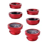 ULTECHNOVO 2 Juegos Kit de Lentes Cámara de Smartphone Incluye Lente Gran Angular y Ojo de Pez con Clip Compatible con Mayoría de Móviles para Fotografía Creativa y Paisajes con Funda