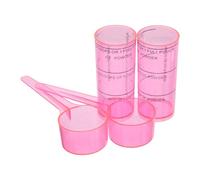 ULTECHNOVO 2 Juegos Kit de Medidoras para Alginato Dental en Color Rosa, de Medición Precisa y Uso Versátil para Laboratorios Dentales