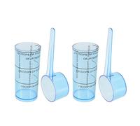 ULTECHNOVO 2 Juegos Tazas Medidoras de Plástico para Mezcla de Silicona Resistencia Química y Autoclavables para Uso en Laboratorio Dental