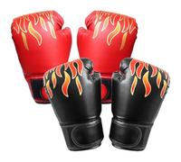 ULTECHNOVO 2 Pares Guantes de Boxeo para Pequeños, Guante Tailandés de Kickboxing, PU y Eva, para Entrenamiento y Sparring