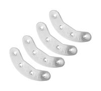 ULTECHNOVO 2 Pares Tapa del Talón de Metal para Zapatos y Botas, Hierro | Reparación Antidesgaste, Instalación Rápida, Uso Diario y Senderismo, , Incluye 40mm y 48mm