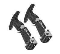 ULTECHNOVO 2 Pestillos de Tracción para Caja de Herramientas de Acero Inoxidable Goma, Reducen Vibración y Mantienen Pretensión Elástica, Pack de 2 Unidades