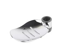 ULTECHNOVO 2 Piezas Bandeja de jabón Soporte de jabón bastidores de Ducha jabonera de Viaje jaboneras Cajas organizadoras jabonera para Lavabo de baño Estante de jabón para la Ducha Plata