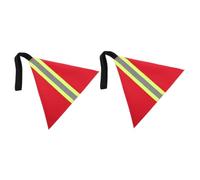 ULTECHNOVO 2 Piezas Bandera de Seguridad para Kayak y Barcos con Banda Reflectante de Alta Visibilidad para Remolques Camiones y Actividades Acuáticas Cumple Normas Internacionales de
