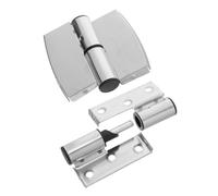 ULTECHNOVO 2 Piezas Bisagras de Acero Inoxidable para Puertas de Separación Bisagras Plegables Ocultas Resistentes la Humedad para Sanitarios Cierre Silencioso Hardware Comercial para