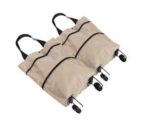 ULTECHNOVO 2 Piezas Bolsa de Compras Plegable con Ruedas para Carrito Compra Bolsa de Supermercado Reutilizable para Exteriores Supermercado y Transporte de Mercancías