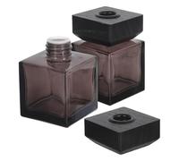 ULTECHNOVO 2 Piezas Botellas de Aroma Vacías de Vidrio Unidades para Aromaterapia Rellenables Recipientes de Vidrio para Almacenamiento para Decoración del Hogar