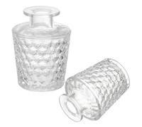 ULTECHNOVO 2 Piezas Botellas de Difusor de Vidrio Refilables para Aromaterapia Contenedores de Fragancia Vacíos Decoración Moderna y Elegante para Hogar y Oficina