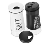 ULTECHNOVO 2 Piezas Botes para Especias Portátiles Saleros y Pimenteros de Cocina Envases Resistentes y Herméticos para Condimentos para Uso Doméstico Aire como Barbacoas y Camping