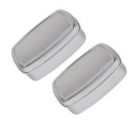 ULTECHNOVO 2 Piezas Caja para Jabón de Aluminio Estuche Hermético y Compacto para Viaje Almacenamiento Seguro de Pastillas de Jabón y Auriculares Diseño Duradero y Portátil