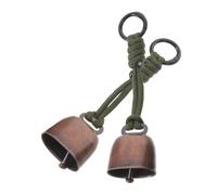ULTECHNOVO 2 Piezas Campana para Osos al Aire con Alerta de Alto Decibelio, Ligera y Resistente al Clima, Adecuado para Trekking y Perros en Senderismo y Camping