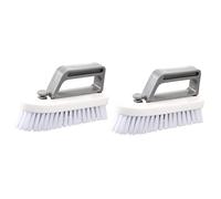 ULTECHNOVO 2 Piezas Cepillo De Limpieza De Grietas Ducha Limpiador De Rieles De Ventanas Fregadoras Suelo Estropajeros Para Fregadero Fregadora De Pisos Ranura Inodoro Páginas