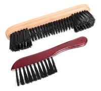 ULTECHNOVO 2 Piezas Cepillo de Limpieza para Billar Juego de Pinceles de Billar Madera Maciza y Cerdas de PVC para Mesa y Riel Club