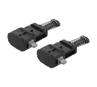 ULTECHNOVO 2 Piezas Clips Metálicos para Manijas Telescópicas de Equipaje, Piezas de Repuesto Aplicables, Instalación Sencilla para Reparación de Maletas en Viajes