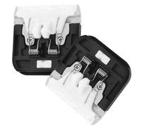 ULTECHNOVO 2 Piezas Cuchillas Recambio para Recortadora Perros Cabezal Estrecho Desmontable Compatible con Corta Pelo Mascotas Fácil Instalación Paquete