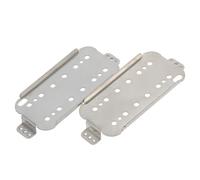 ULTECHNOVO 2 Piezas de Base para Pastillas Humbucker de Guitarra Eléctrica, Aleación de Cobre y Níquel, Espaciado entre Polos 50mm y 52mm, Repuesto Resistente para Puente y Mástil