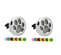 ULTECHNOVO 2 Piezas difusor de aromaterapia para coche Difusor de aire para automóvil Difusor de aroma para automóvil clip de ventilación de coche de aromaterapia humidificador de aire