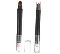 ULTECHNOVO 2 piezas Doble Extremo Sombra de Ojos Stick con Pincel Fácil Aplicación para Maquillaje Natural y Duradero para Fiestas y Uso Diario Mujer