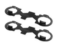 ULTECHNOVO 2 Piezas Llave Multifuncional para Núcleo de Válvula de Grifo de Baño, Acero Alto Carbono Pulido, Herramienta Desmontable para Accesorios de Lavabo en Casa