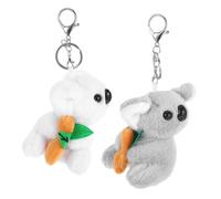 ULTECHNOVO 2 piezas Llavero Peluche Koala Colgante para Bolso Mochila Decoración y Ligera para Regalo