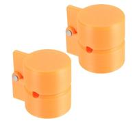 ULTECHNOVO 2 Piezas Molde Redondo para Cake Pops 3d de Reutilizable Naranja | Forma Rápida de Postres, Apto para Cupcakes y Galletas, Lavado Fácil, para Reuniones Familiares y Cumpleaños