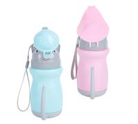 ULTECHNOVO 2 Piezas Orinal Portátil para Ligero y Reducido de Pp, Orinal de Viaje Plegable Adecuado para Viajes de Camping y Aventuras al Aire Libre