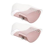 ULTECHNOVO 2 piezas Paleta de Mezcla y Guantes Antimanchas para Maquillaje Rosa Herramienta Profesional para Base Corrector y Sombra Protección para Manos Aplicación Cosmética