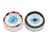 ULTECHNOVO 2 Piezas Pinzas de Usar Malvado de Ojo Pequeñas Cabello Plástico de Diseño Azul, Flexibles y Fáciles Accesorio de Moda Ideales para Lavar la Cara Baño para Mujeres