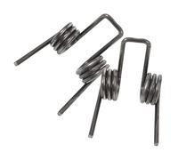 ULTECHNOVO 2 Piezas Resorte de Torsión Pequeño de Acero Inoxidable 304 Doble Torsión 4x26x3 Vueltas Muelles Metálicos Resistentes al Desgaste para Uso Industrial y Doméstico